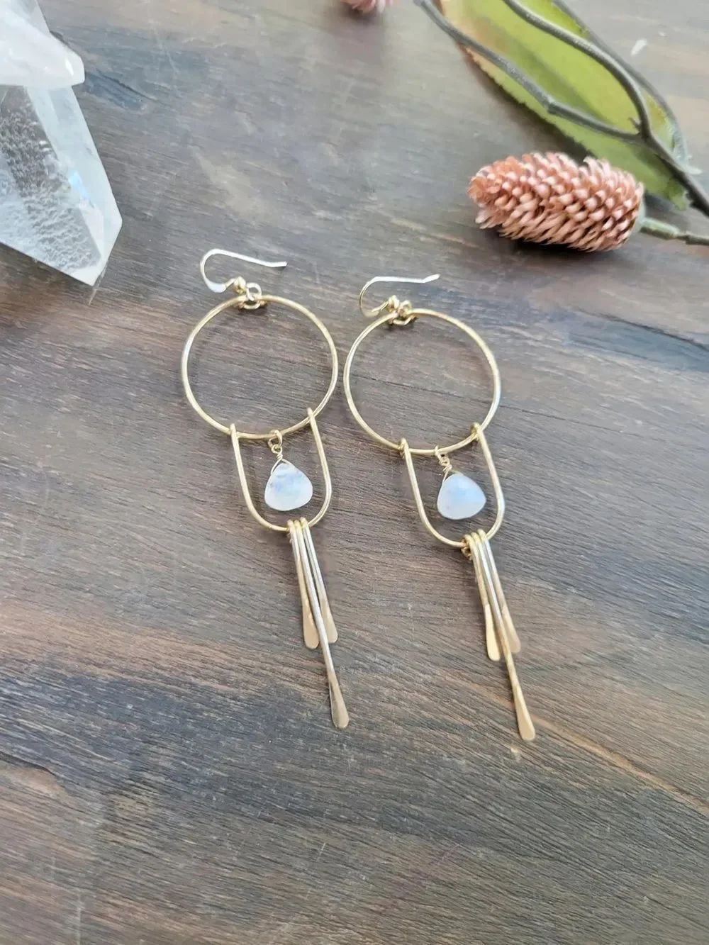 Boho Hoop Drop Earrings N2148